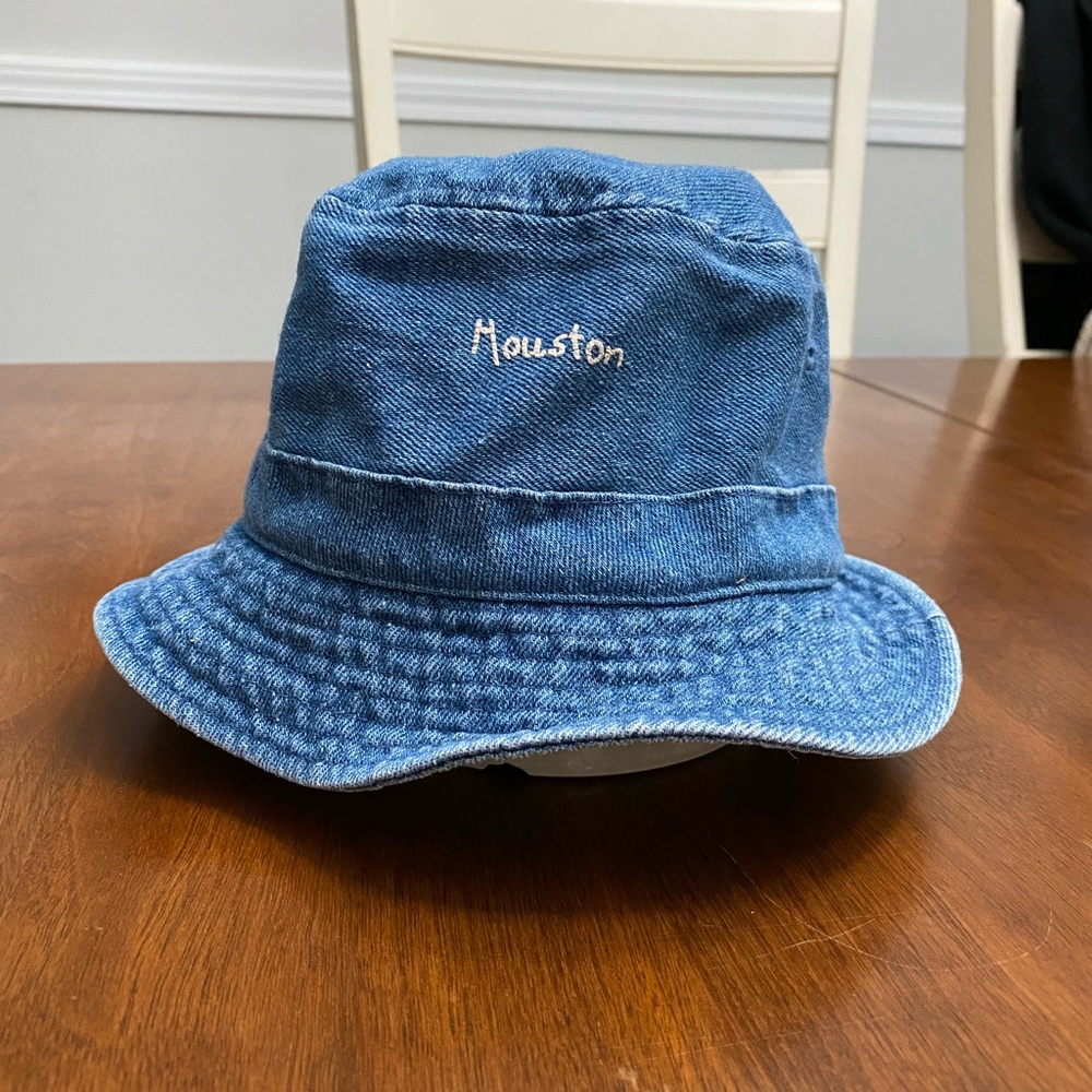 90s‎ Kids Denim Bucket Hat - Houston
